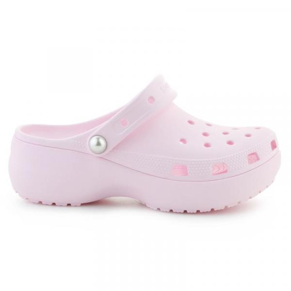Klapki Crocs Classic Platform Pearl Clog 211231-6ZW różowe