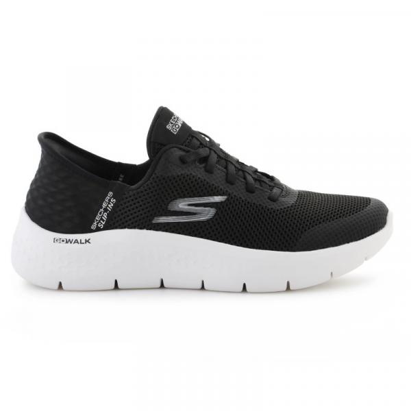 Buty Skechers Slip-ins: Go Walk Flex – Grand Entry 124836-BKW czarne