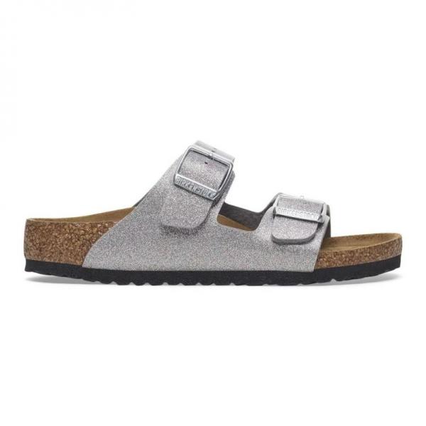 Klapki Birkenstock Arizona Bs 1029453 srebrny