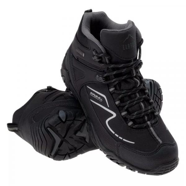 Buty Elbrus Maash Mid Wp Teen 92800377078 czarne