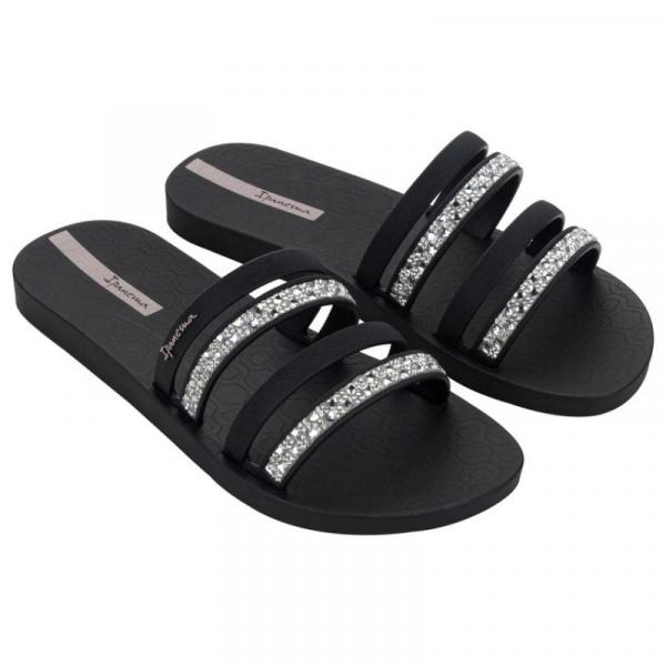 Klapki Ipanema Chic Slide Fem 83707 BE140 czarne