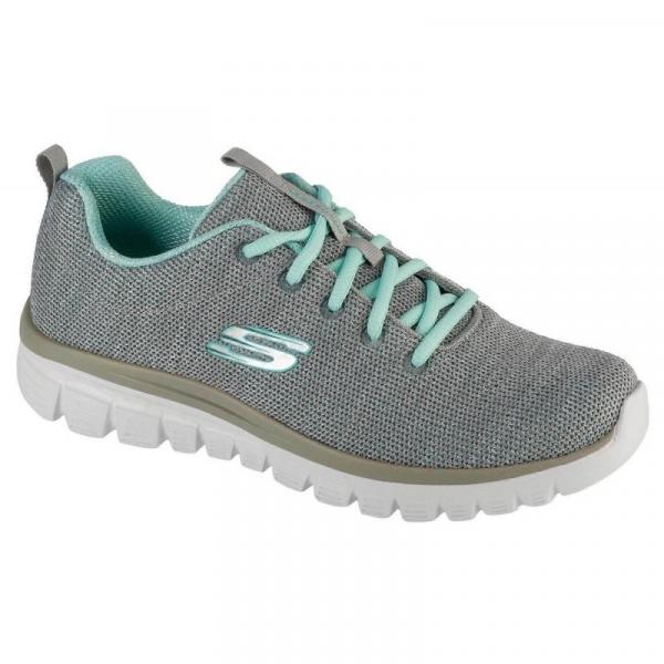 Buty Skechers Twisted Fortune 12614-GYMN szare