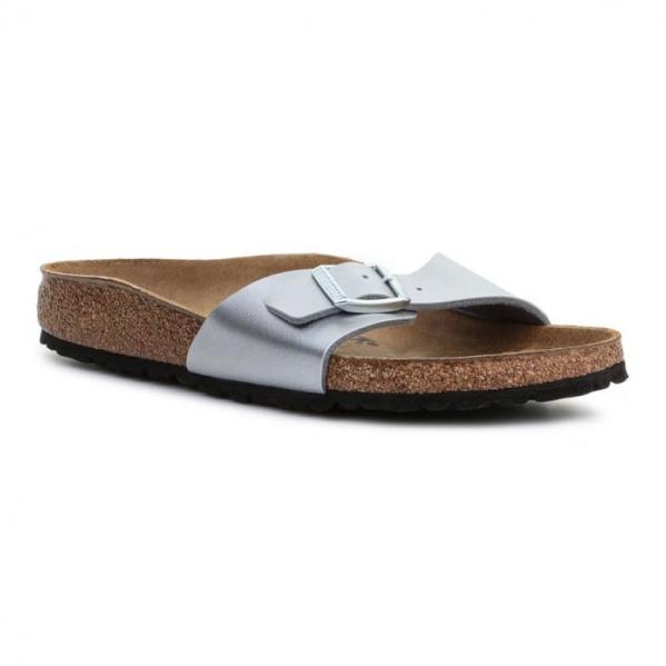 Klapki Birkenstock Madrid Silver 0040413 srebrny