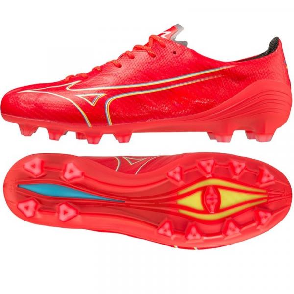 Buty Mizuno Morelia Alpha Elite Md M P1GA236264 czerwone