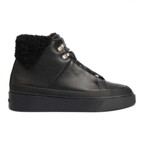 Buty Calvin Klein Hell Cupsole Hi Top Wl W HW0HW01208 czarne