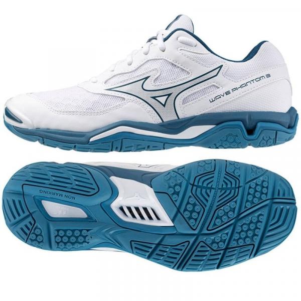 Buty do piłki ręcznej Mizuno Wave Phantom 3 M X1GA226021 białe