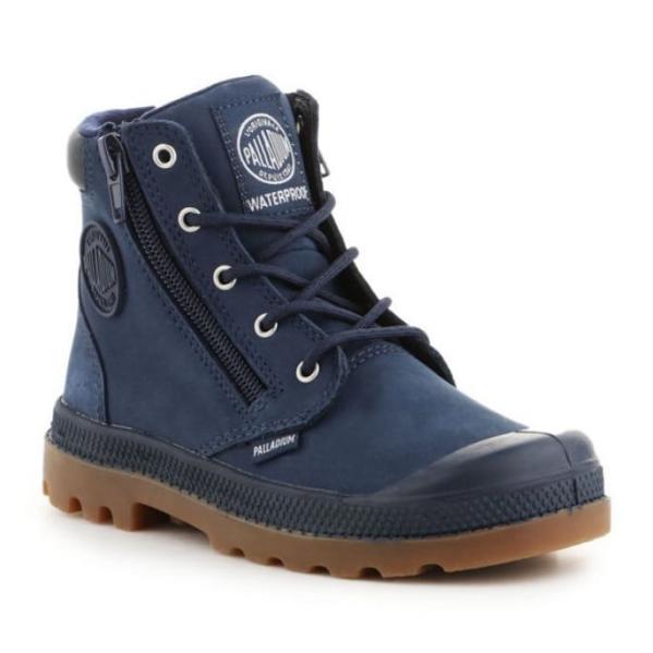 Buty Palladium Pampa Hi Cuff Wp K 53476-425-M niebieskie