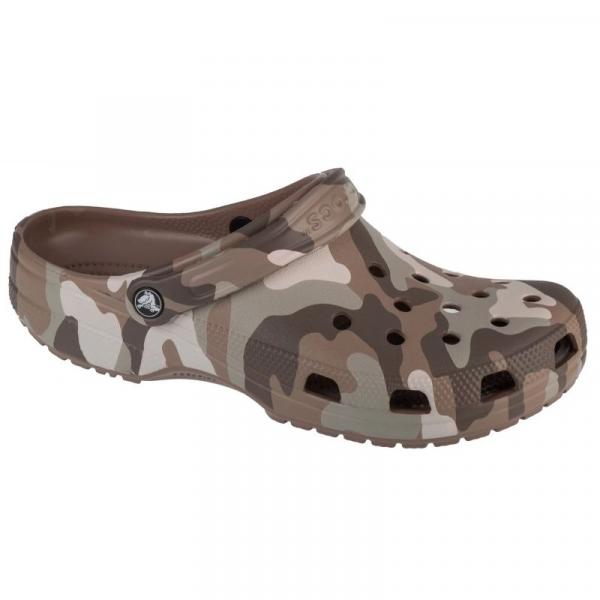 Klapki Crocs Classic Printed Camo Clog M 206454-2ZJ brązowe