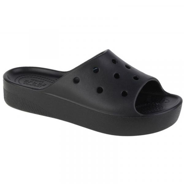 Klapki Crocs Classic Platform Slide W 208180-001 czarne