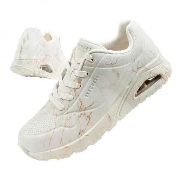 Buty Skechers Uno 155584/OFWT białe