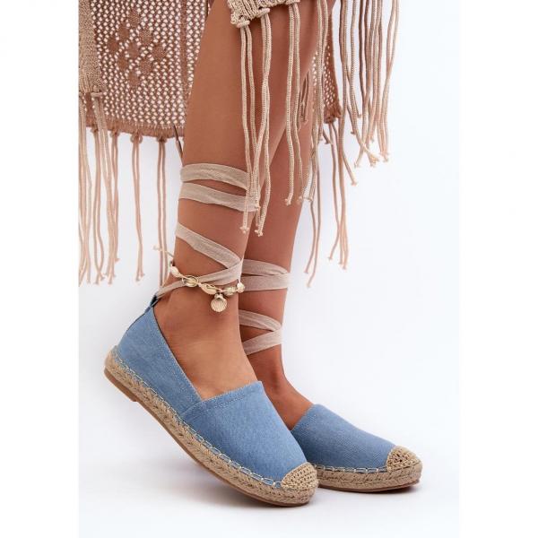 Espadryle Model Ismanne B-727 Blue - Step in style niebieskie