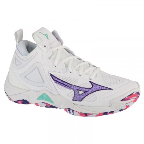 Buty Mizuno Wave Momentum 3 Mid V1GC231720 Białe