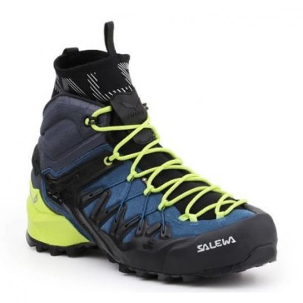 Buty trekkingowe Salewa Ms Wildfire Edge Mid Gtx 61350-8971 niebieskie