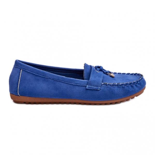 Mokasyny Model Good Time ZA28P Blue - Step in style niebieskie