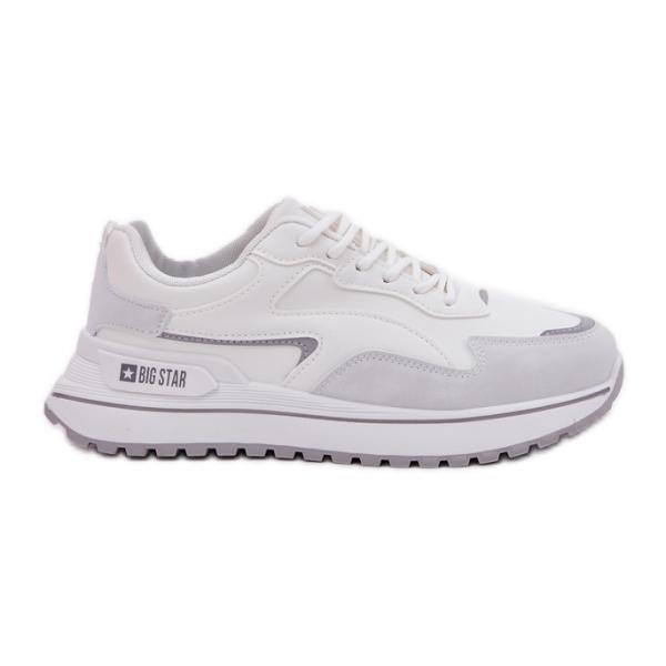 Sneakersy Damskie Big Star RR274A213 HI-POLY System Białe