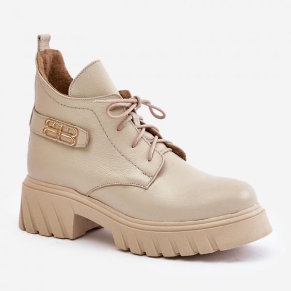 Botki Model Zazoo 60483 Beige - Step in style beżowy