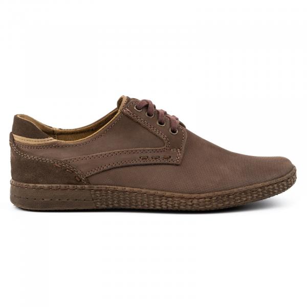 KOMODO Buty męskie Casual 848 brązowe