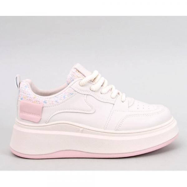 Sneakersy damskie pastelowe Motimes Beige Pink - Inello różowe