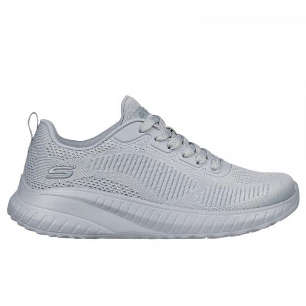 Buty Skechers Bobs Sport Squad Chaos - Face Off 117209 Ltgy szare