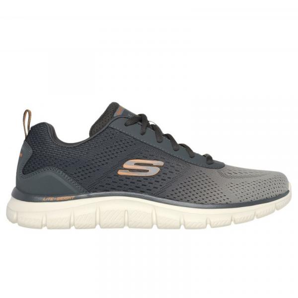 Buty Skechers sneakersy Track - Ripkent 232399 Olv szare