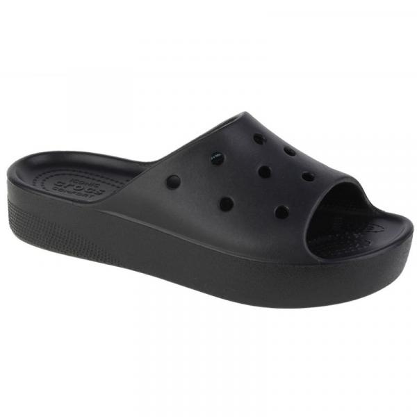 Klapki Crocs Classic Platform Slide W 208180-001 czarne