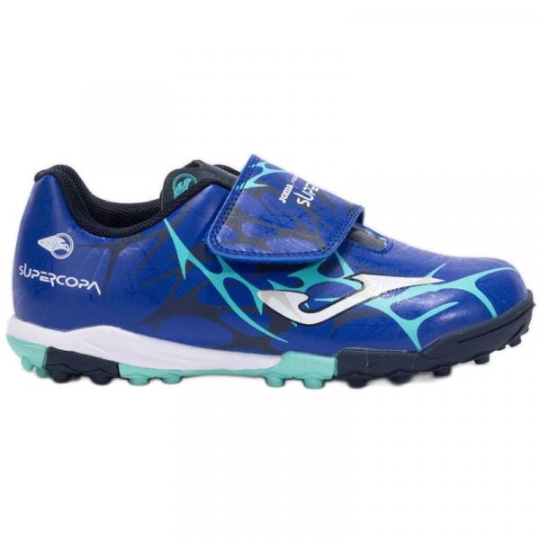 Buty piłkarskie Joma Super Copa 2504 Tf SCJW2504TFV niebieskie