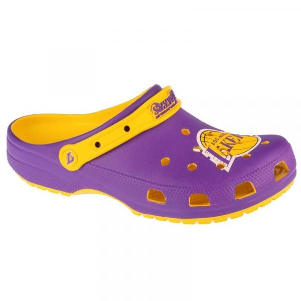 Klapki Crocs Classic Nba La Lakers Clog 208650-75Y fioletowe