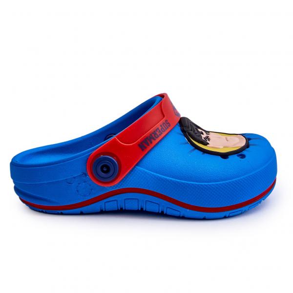 Zaxy Dziecięce Kroksy Superman Grendene Kids JJ385004 Niebieskie