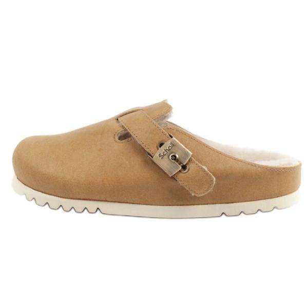 Kapcie Scholl Grace F310141171 beżowy