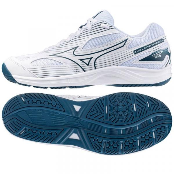 Buty do siatkówki Mizuno Cyclone Speed 4 M V1GA238021 białe