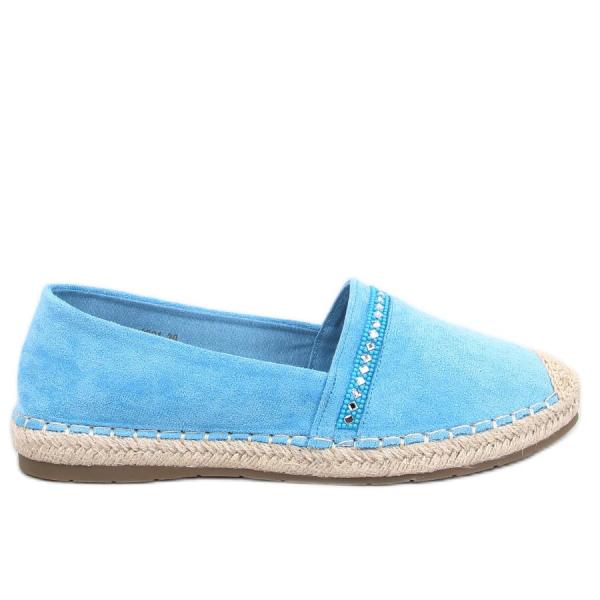 Espadryle damskie Etance Blue niebieskie