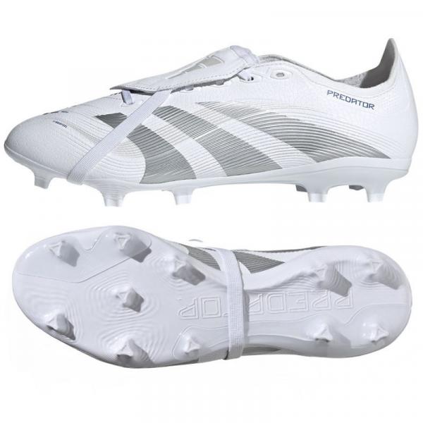 Buty adidas Predator League Ft FG/MG ID1321 Biało-Srebrne białe
