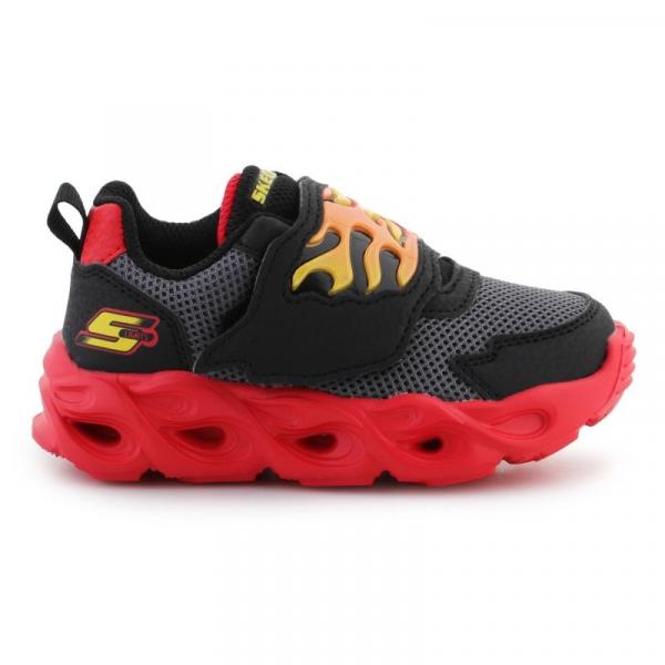 Buty Skechers Thermo Flash Flame Flow 400104N-BKRD czarne