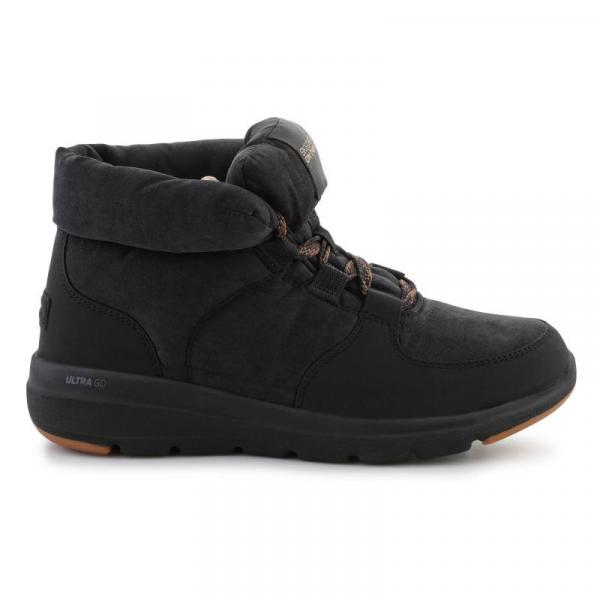Buty Skechers Glacial Ultra Trend Up 144194-BLK membrana czarne