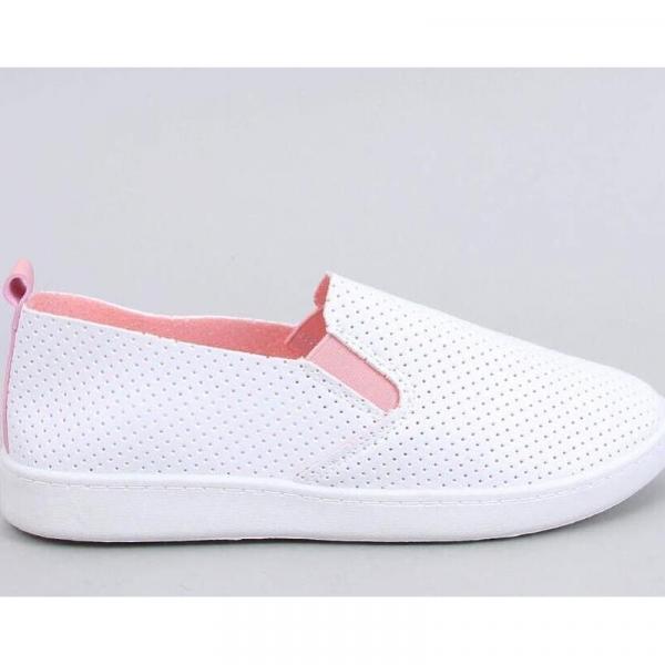 Tenisówki slip-on Jousse WHITE/PINK - Inello różowe