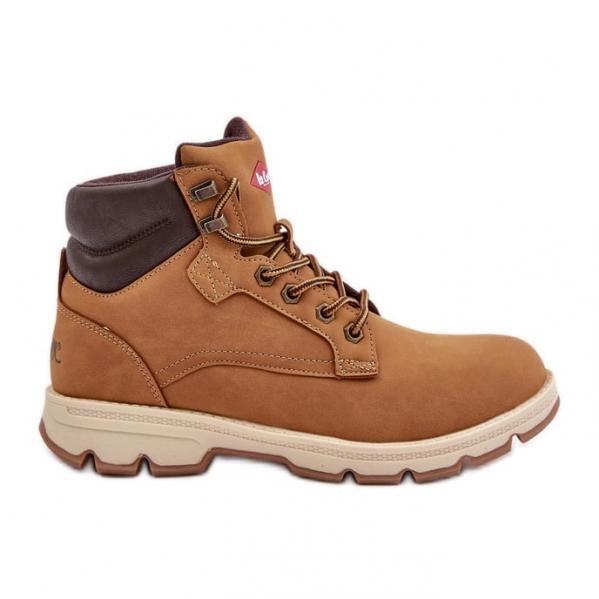 Buty Trekkingowe Trapery Męskie Lee Cooper LCJ-24-01-2949 Camel brązowe