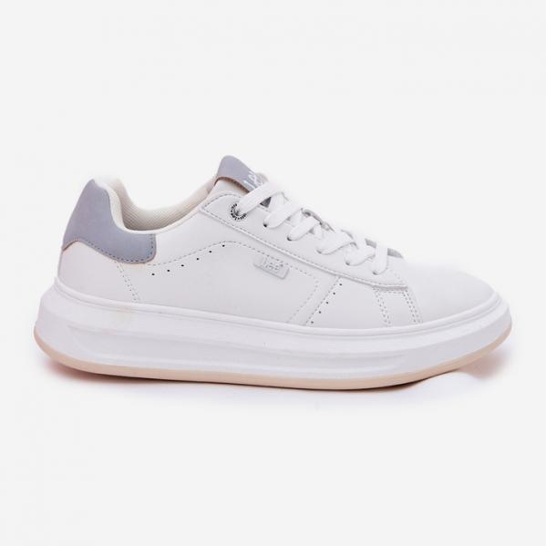 Sneakersy Damskie Na Platformie LEE Naomi Women Low 50251012.06K Białe