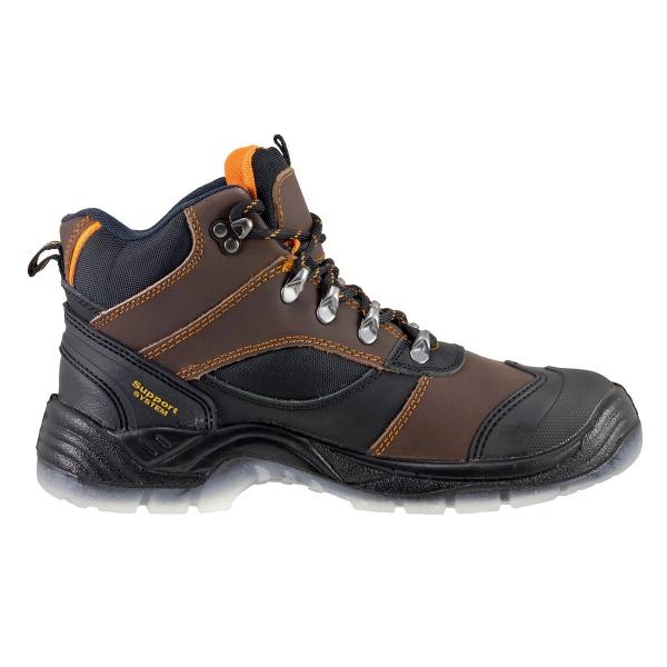 Buty robocze URGENT z podnoskiem 120/S1 Tpu brązowe