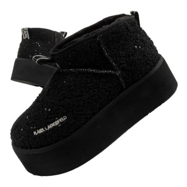 Buty, śniegowce Karl Lagerfeld Thermo KL48522WW0S czarne
