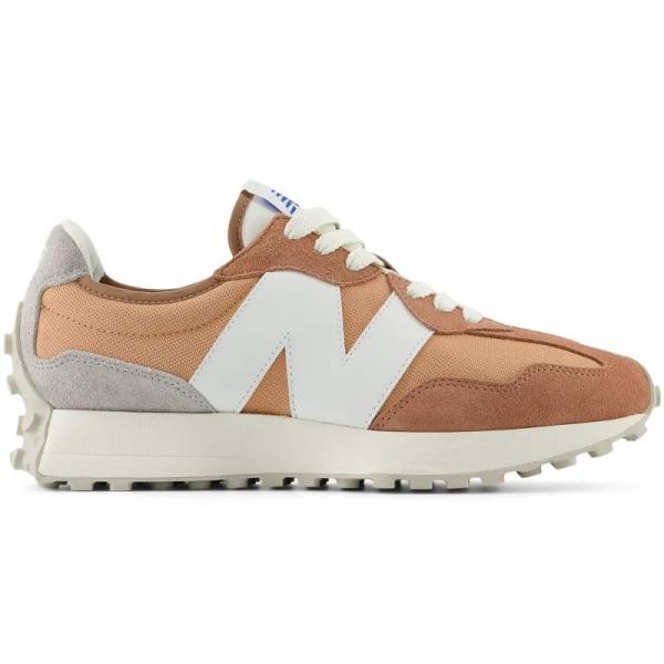 Buty sportowe damskie New Balance 327 sneakersy zamszowe pomarańczowe (U327CI)