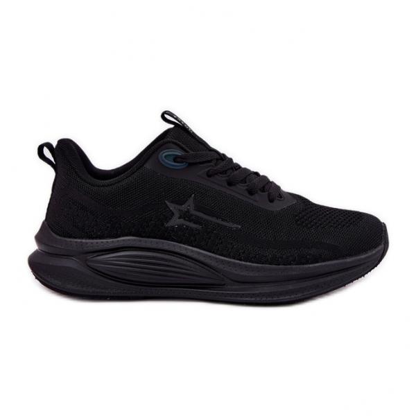 Buty Sportowe Sneakersy Damskie Big Star RR274A144 HI-POLY System Czarne