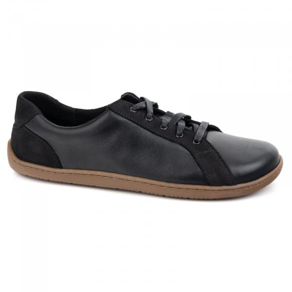 Buty barefoot minimalistyczne skórzane WASAK 0743W czarne