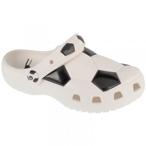 Klapki Crocs Classic Soccer Ball Clog 210157-103 białe