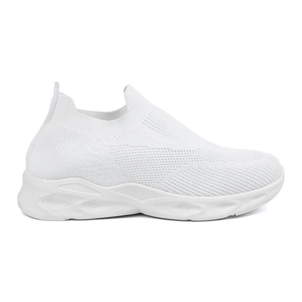 Buty damskie sportowe wsuwane białe