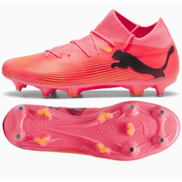 Buty piłkarskie Puma Future 7 Match MxSG M 107714-03 różowe