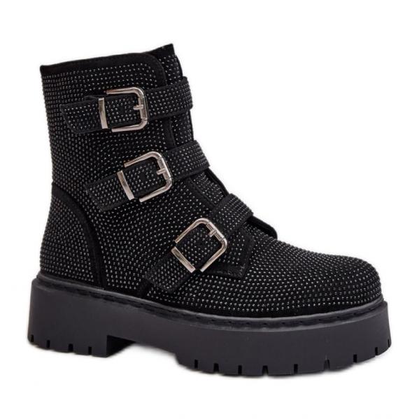 Botki Model HB-277 Black czarne