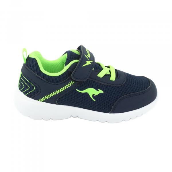 Lekkie Buty sportowe KangaROOS 02050 granatowe zielone