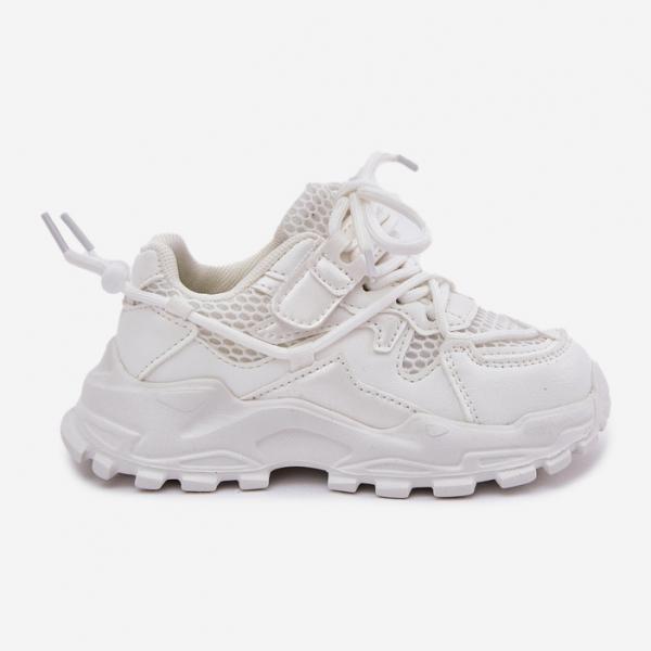 Buty Sportowe Sneakersy Dziecięce Białe
