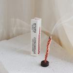 Kadzidła naturalne sznurkowe - zapach Citronella 8szt. z podstawką Stupa Incense