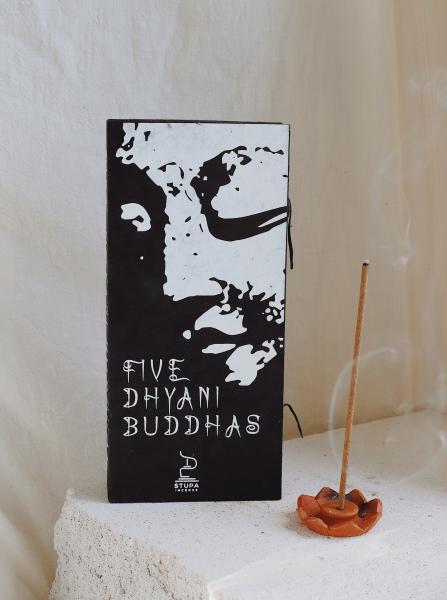 Zestaw prezentowy Five Dhyani Buddhas Stupa Incense - 110 szt. kadzidełek patyczkowych